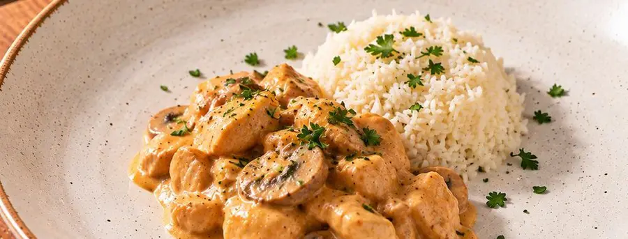 Strogonoff leve de frango